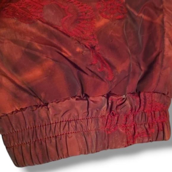 Steinebronn Vintage Red Embroidered Snowpants - Picture 4 of 12